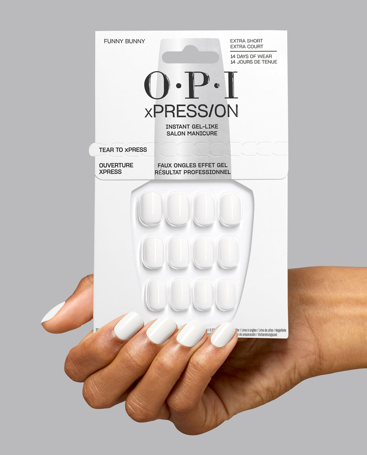 OPI xPRESS/ON — Funny Bunny, official OPI product image