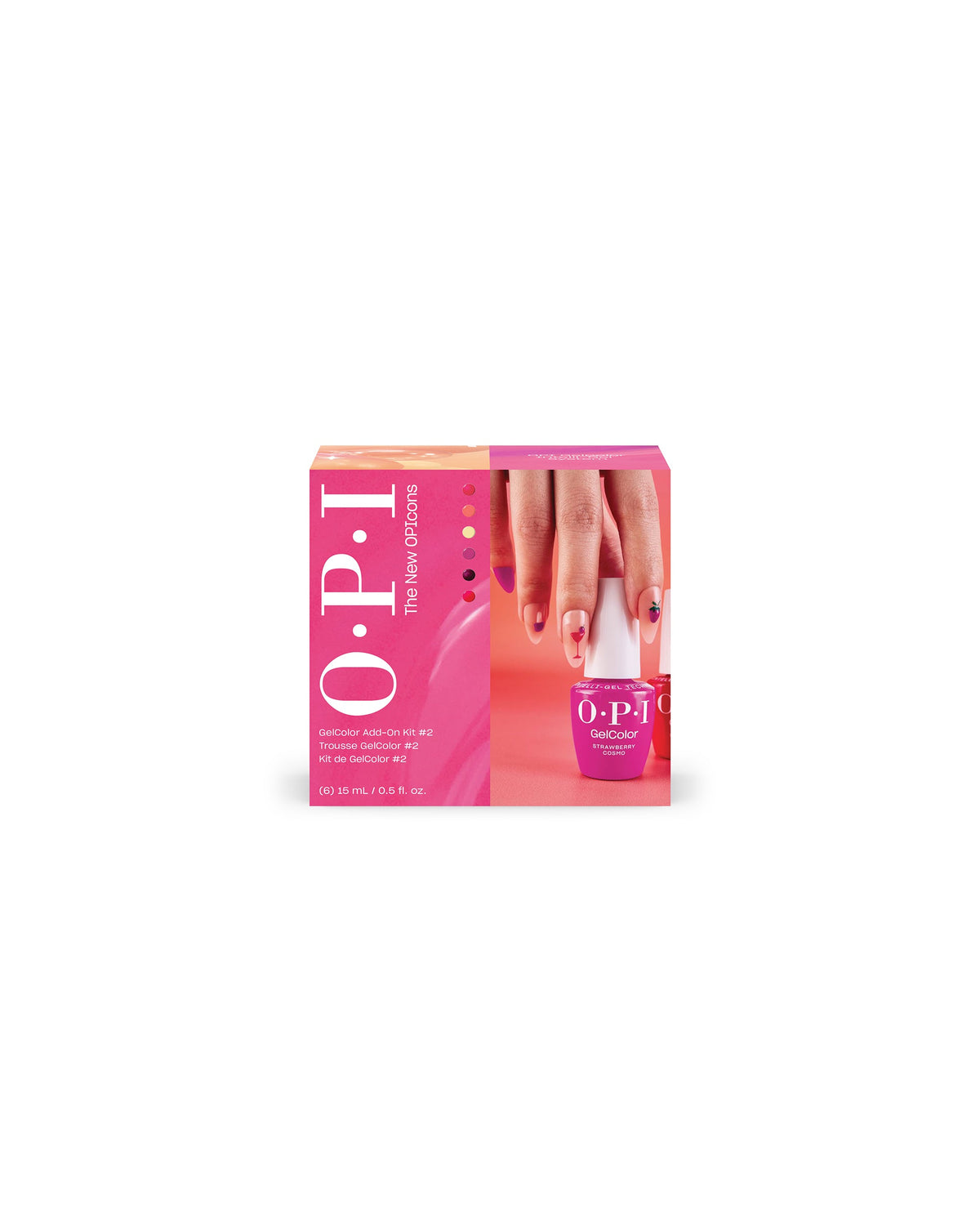 OPI GelColor Collection Kits — Spring '26 6-Piece Add-On Kit #2 6-piece GelColor kit carton, official OPI packshot