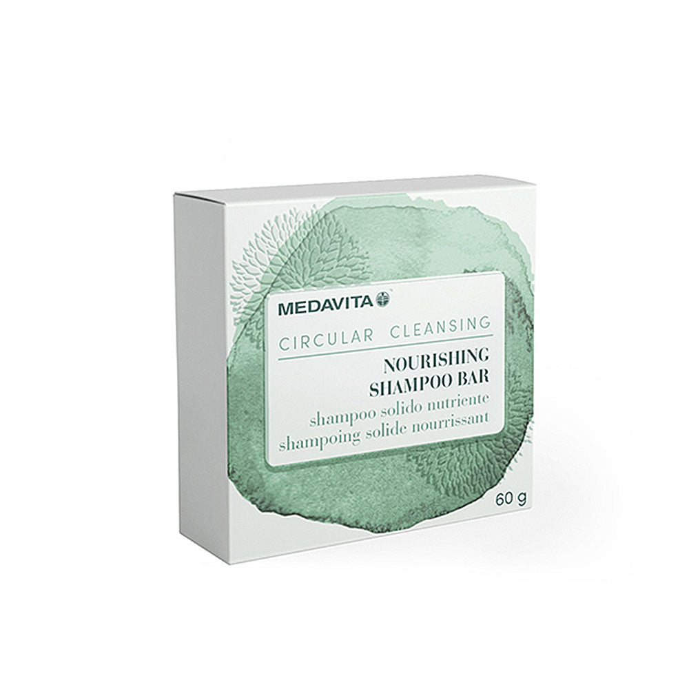 Medavita Nourishing Shampoo Bar — product front, plain white background