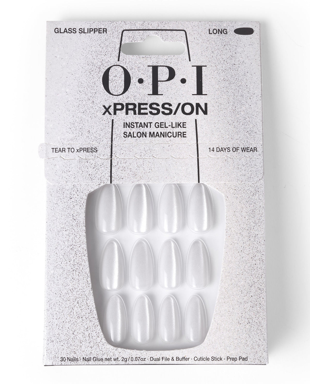 OPI xPRESS/ON — Glass Slipper, official OPI product image