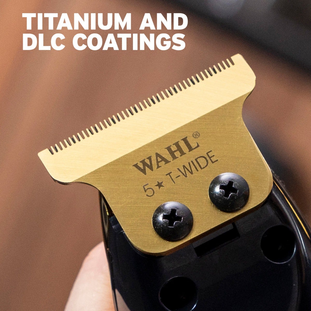 Wahl T-Wide Gold Plated Blade Set – #52147 — product image 2
