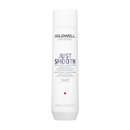 Goldwell Dualsenses Just Smooth Taming Shampoo – Frizz Control for Unruly Hair – product on white background