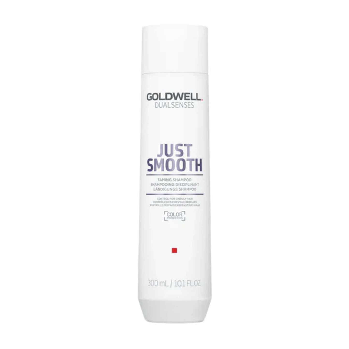 Goldwell Dualsenses Just Smooth Duo – Shampoo + Conditioner – product on white background