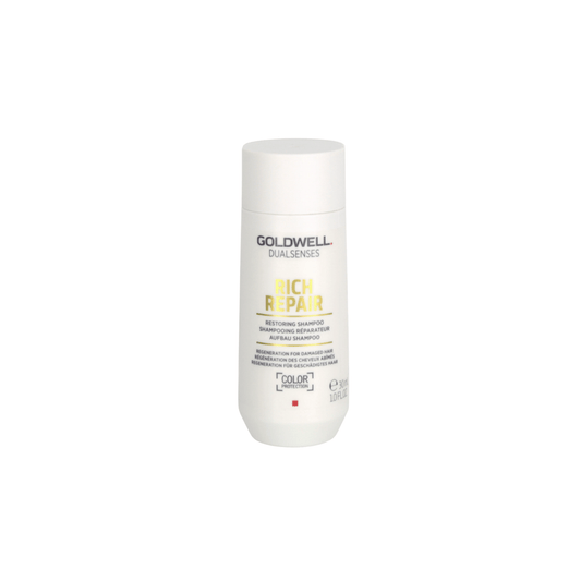 Goldwell Dualsenses Rich Repair Duo – Shampoo + Conditioner – product on white background