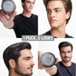 American Crew Grooming Cream — one puck, two looks grid of models holding the Grooming Cream tin