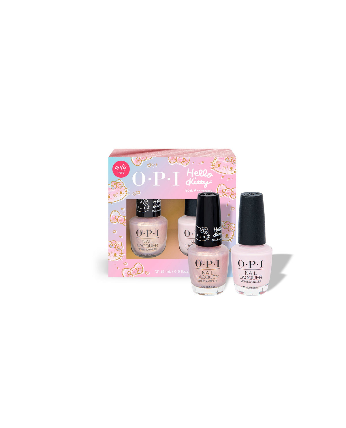 OPI Nail Lacquer Gift Sets — Hello Kitty Duo Pack, official OPI product image