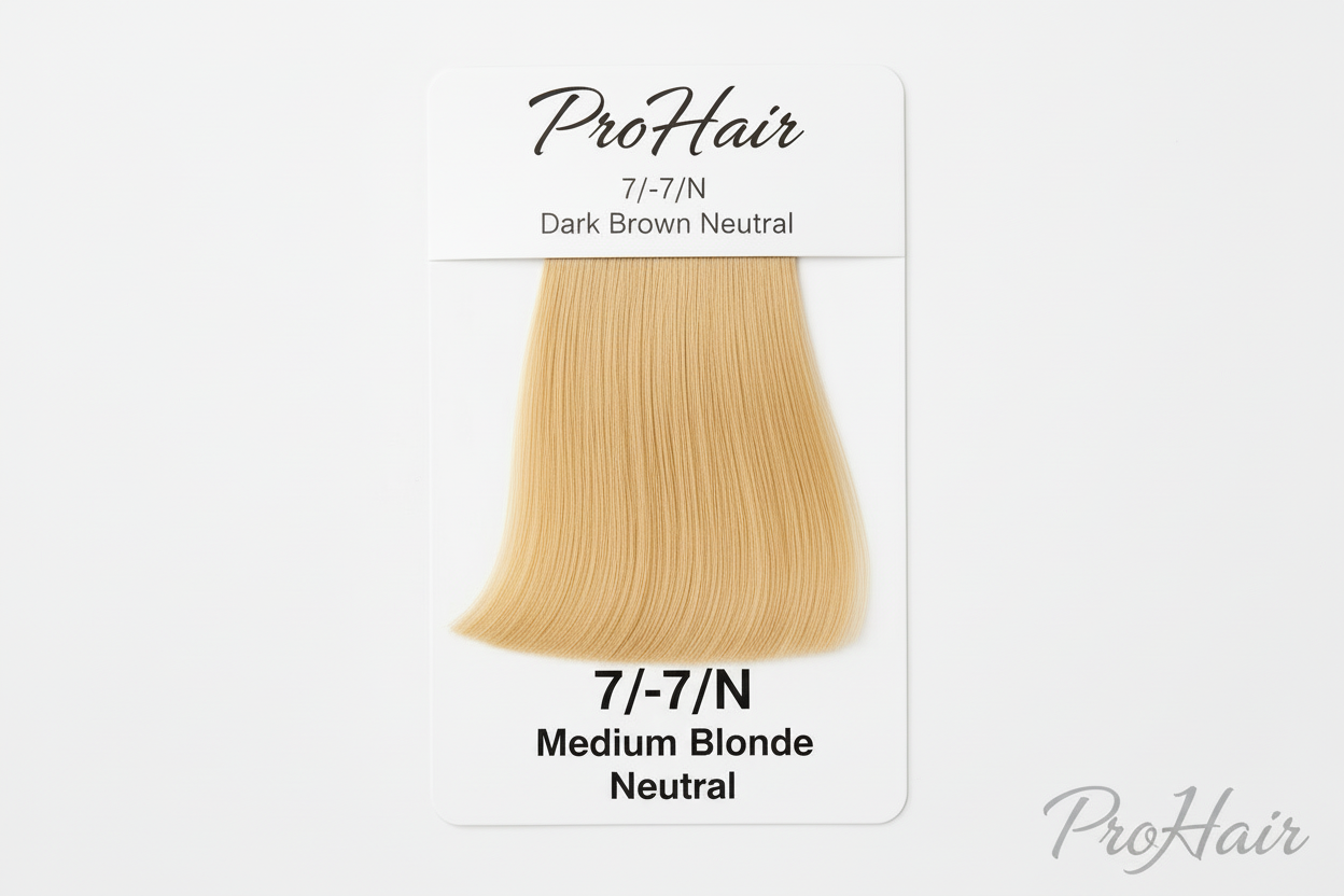 7/-7/N — Medium Blonde / Neutral