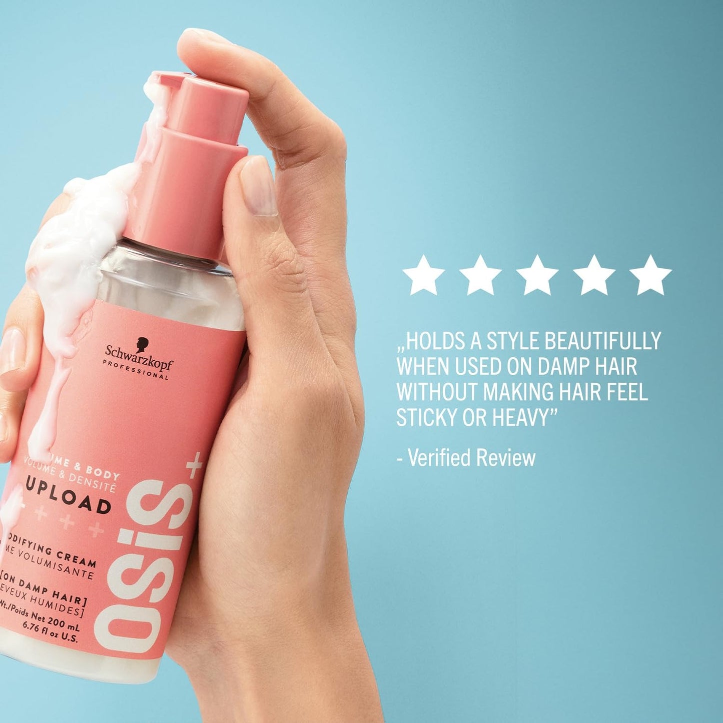 OSiS+ Upload Bodifying Cream – Lightweight Volume & Heat Protection in One