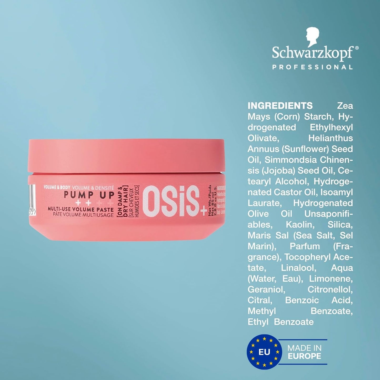 OSiS+ Pump Up – 85ml Multi-Use Paste for Volume, Texture & Root Lift
