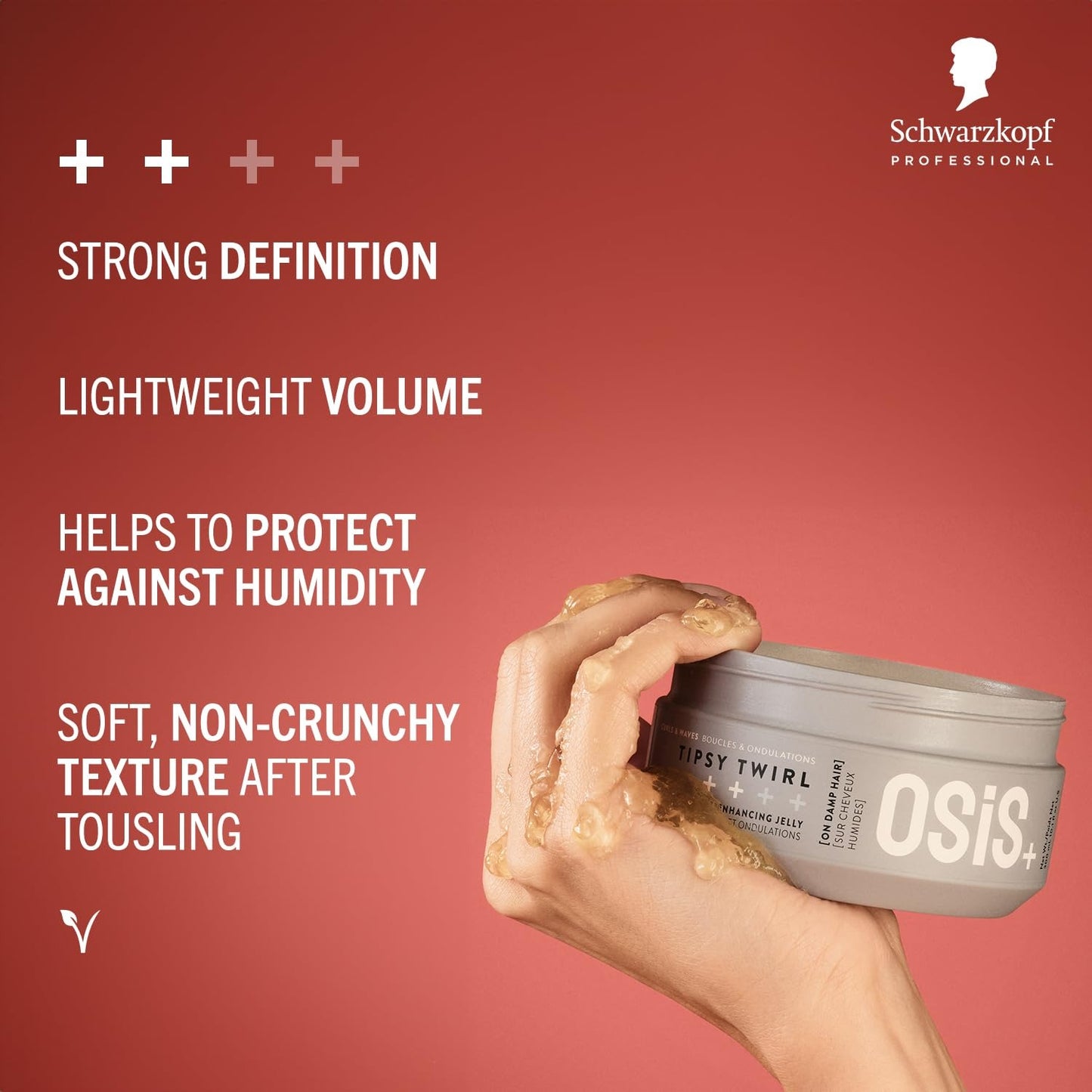 OSiS+ Tipsy Twirl – 300ml Curl Jelly for Lightweight Hold & Frizz-Free Definition