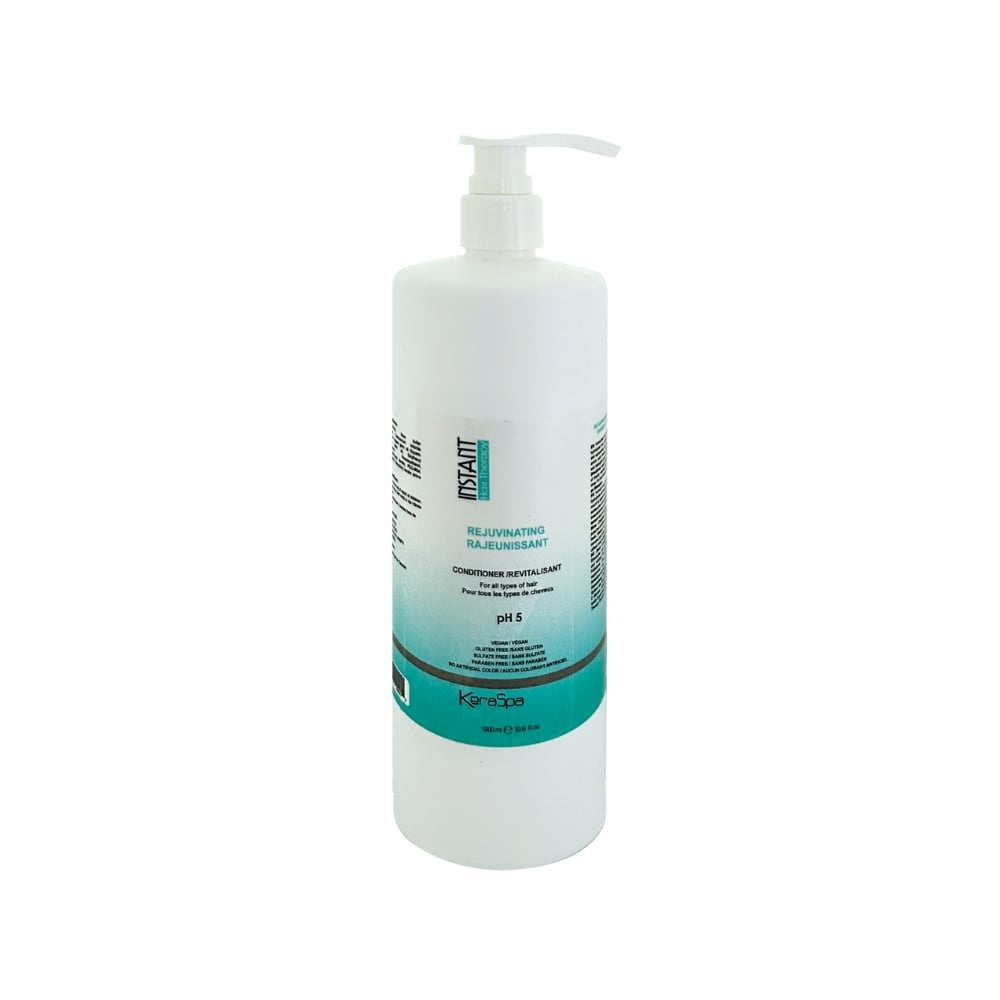 Keraspa Instant Hair Therapy Rejuvenating Shampoo & Conditioner Duo — 1000 ml conditioner bottle, front label