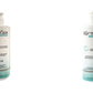 Keraspa S+ & C+ Sulfate-Free Shampoo & Anti-Frizz Conditioner Duo — 1000 ml shampoo and 1000 ml conditioner bottles side by side, distributor photographs on white