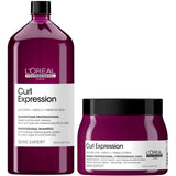 L’Oréal Professionnel Série Expert Curl Expression Duo – Anti-Residue Cleansing Jelly 1500ml + Intensive Hydrating Mask 500ml | L’Oréal Professionnel | ProHair.ca
