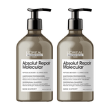 L'Oréal Professionnel Absolut Repair Molecular Shampoo Duo – 2 x 500ml Molecular Repair