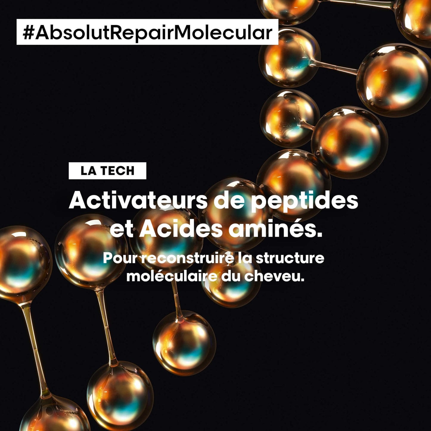 L’Oréal Professionnel Série Expert Absolut Repair Molecular – Molecular Repair Mask for Hair Structure Restoration | L’Oréal Professionnel | ProHair.ca