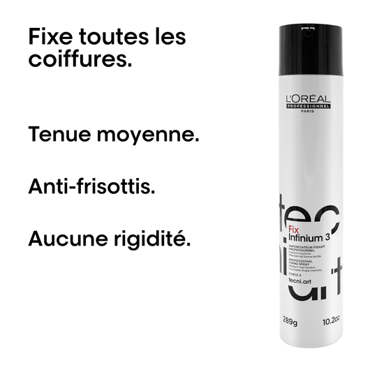 L'Or√©al. Tecni.Art Fix Laque Tenue Moyenne Infinium 3 - 289 g