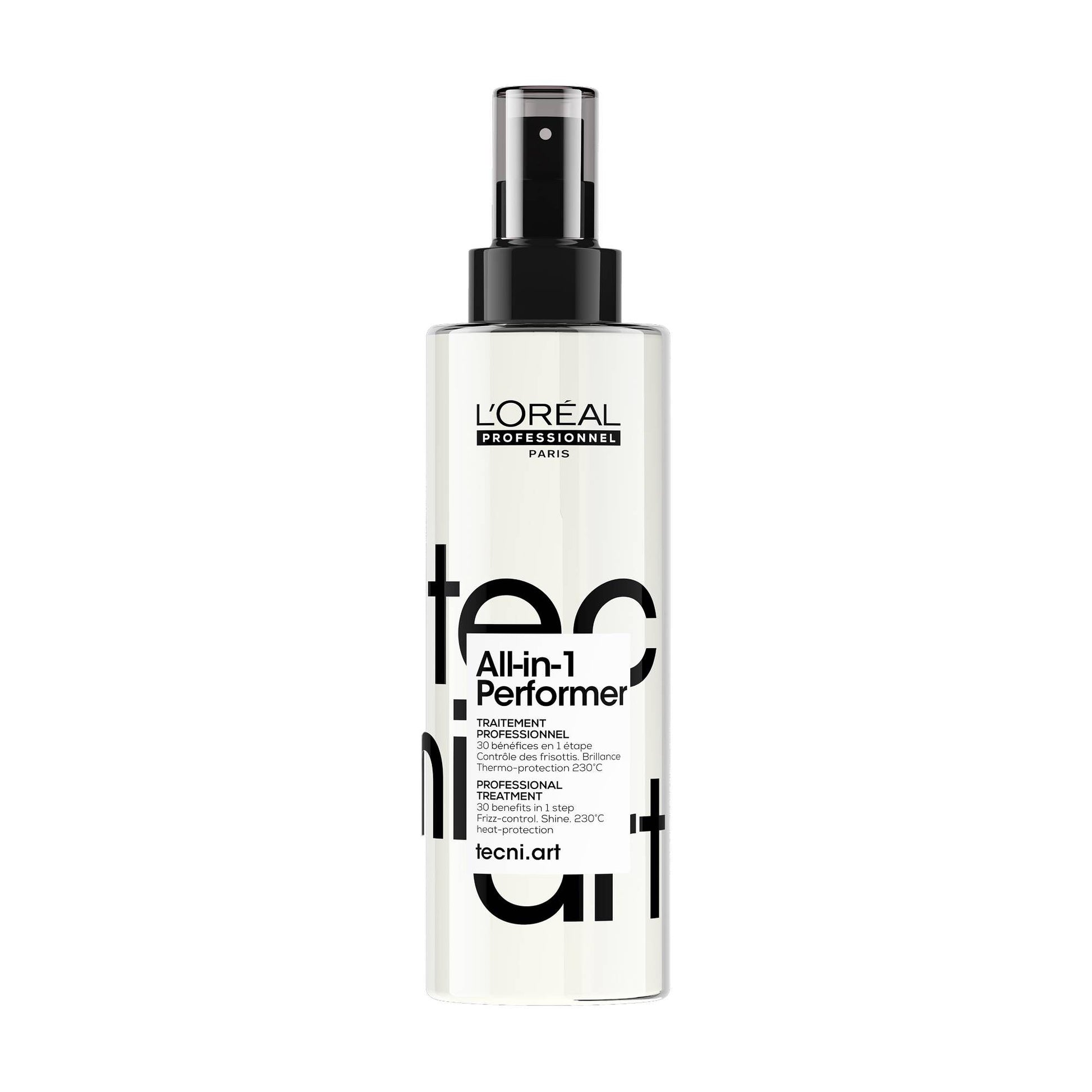 L'Oréal Professionnel Tecni.ART All-in-1 Performer — 190 ml spray bottle, front label, plain white background