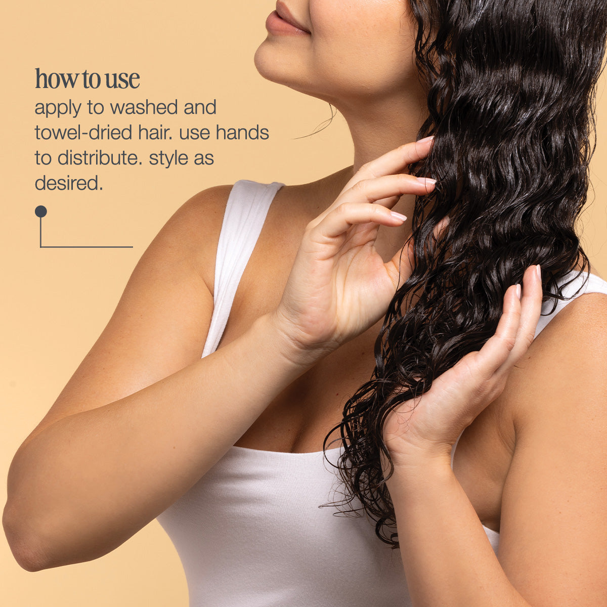 milk_shake Enhancing Fluid Strengthening Gel Cream for Curly Hair — how to use