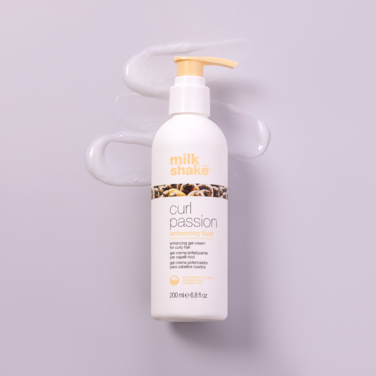 Styling fluid for curly hair