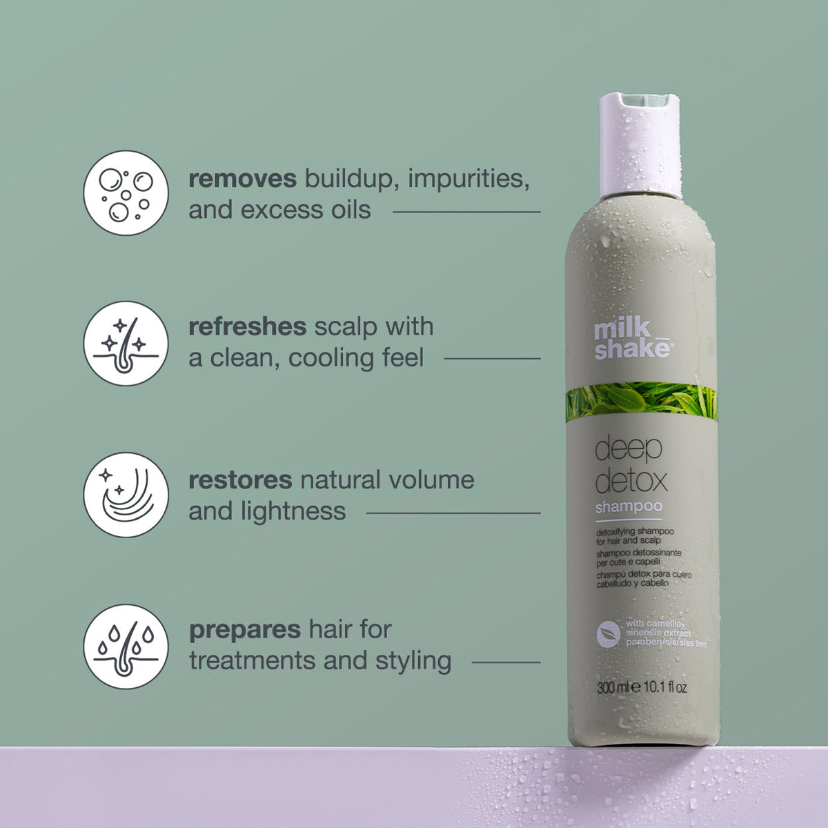 milk_shake Detox Shampoo — key benefits
