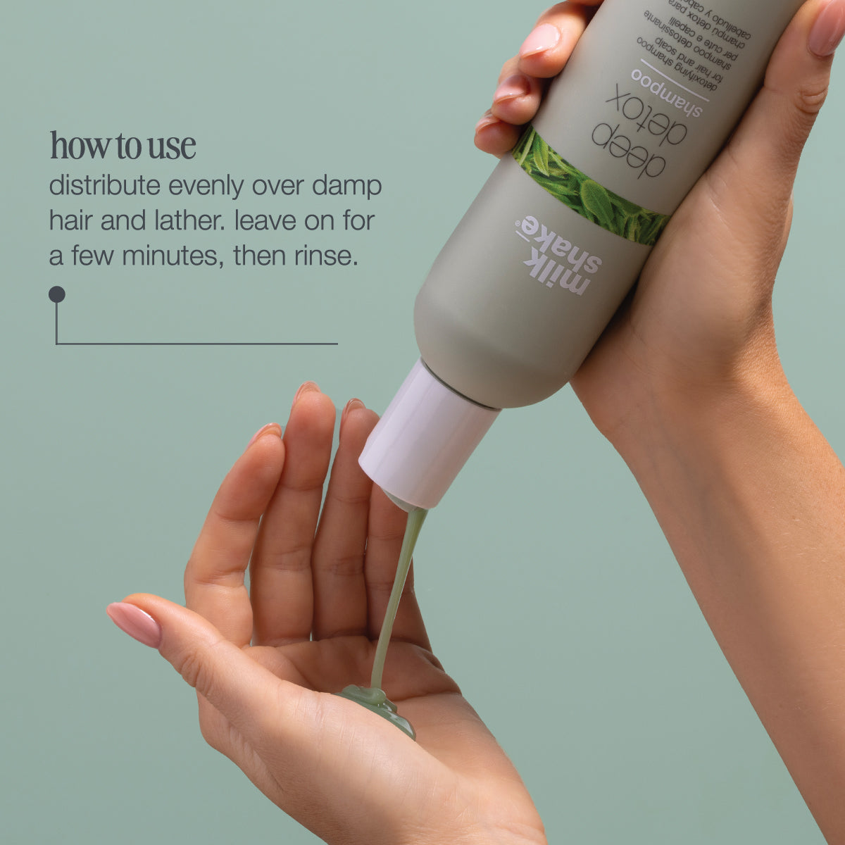 milk_shake Detox Shampoo — how to use