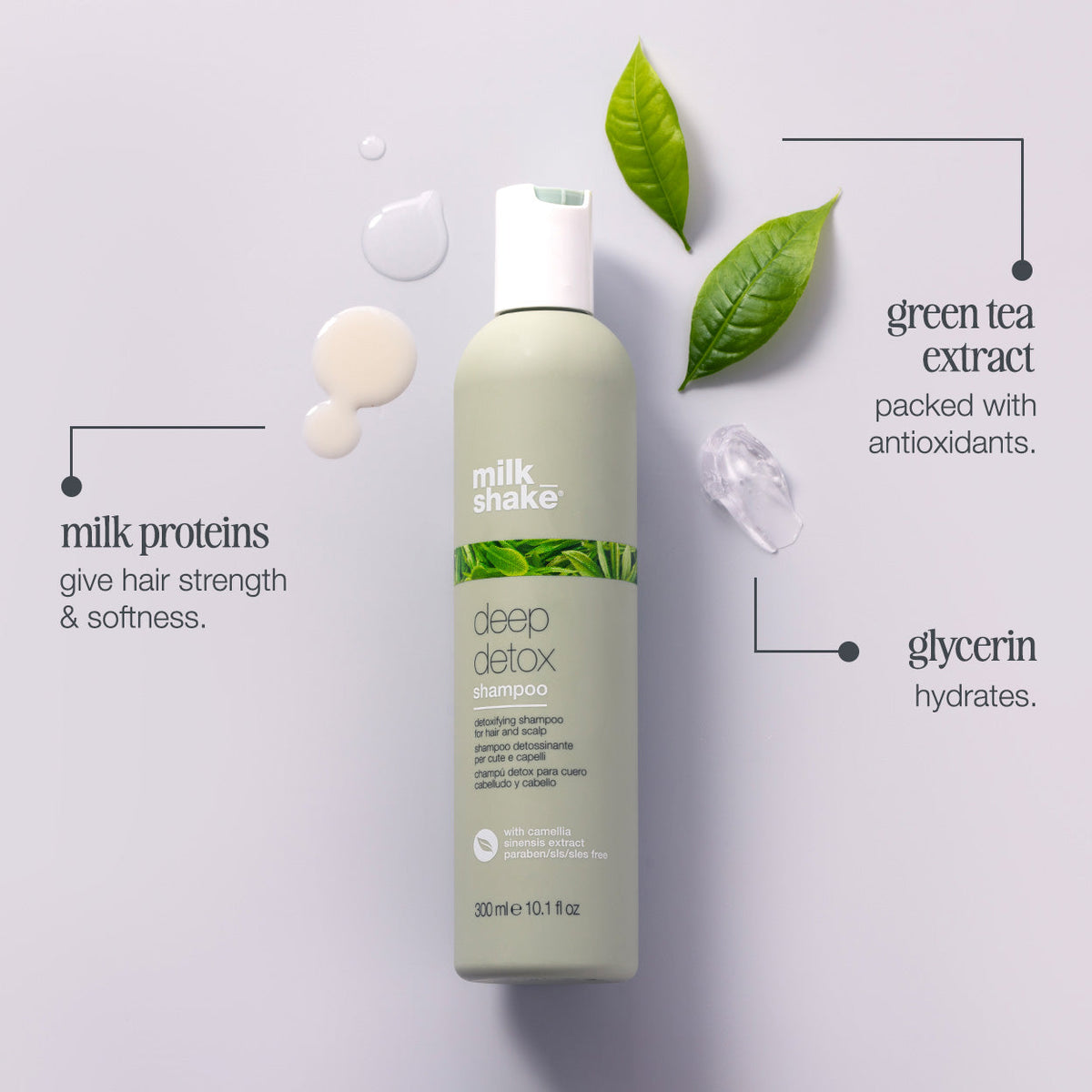 milk_shake Detox Shampoo — key ingredients