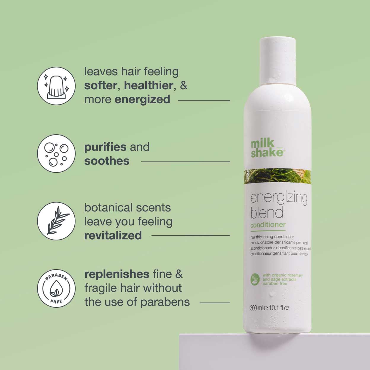 milk_shake Energizing Conditioner — key benefits