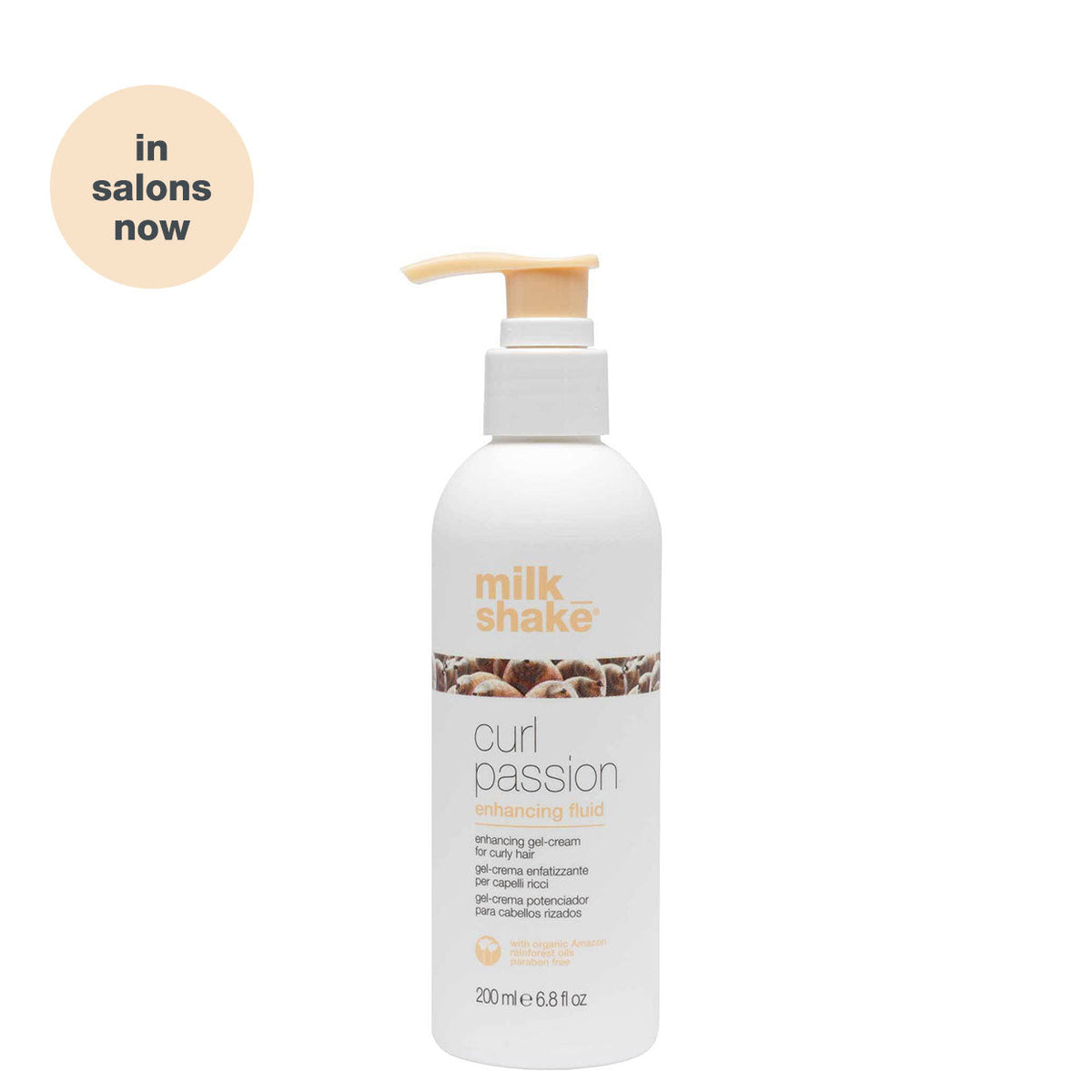 Styling fluid for curly hair