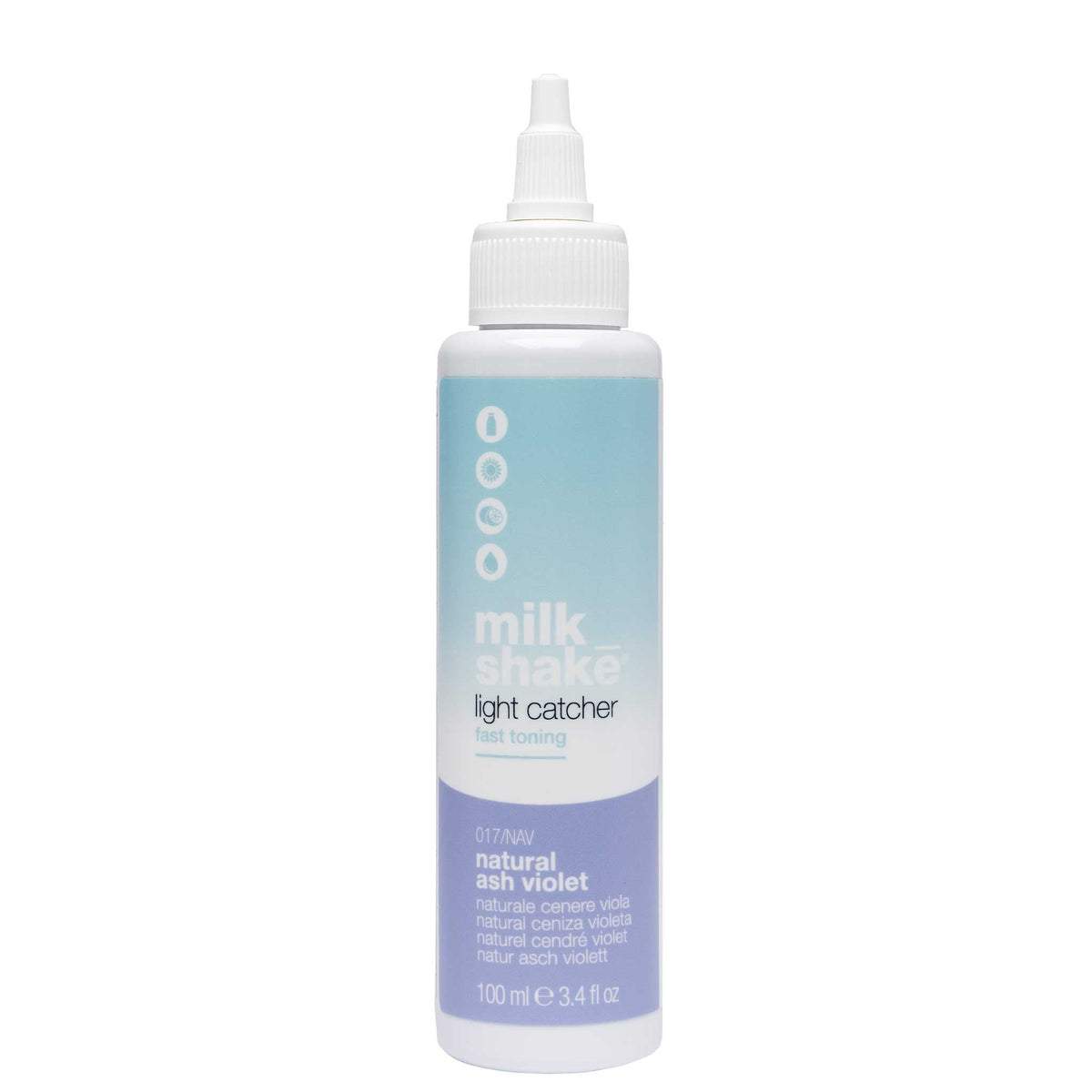 milk_shake Light Catcher Fast Toning — NAV Natural Ash Violet — brand shade image
