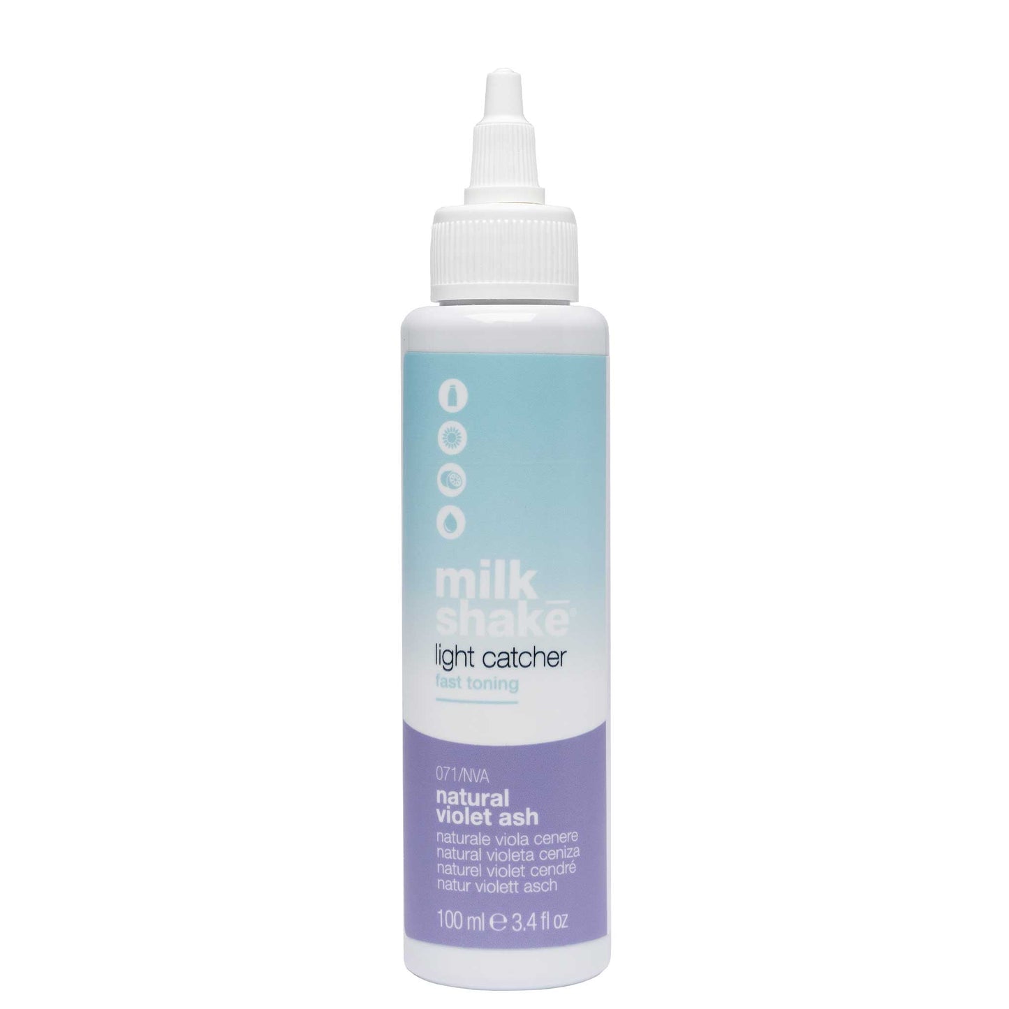 milk_shake Light Catcher Fast Toning — NVA Natural Violet Ash — brand shade image