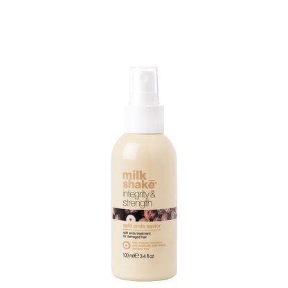 milk_shake Integrity & Strength Split Ends Savior — brand packshot, plain background