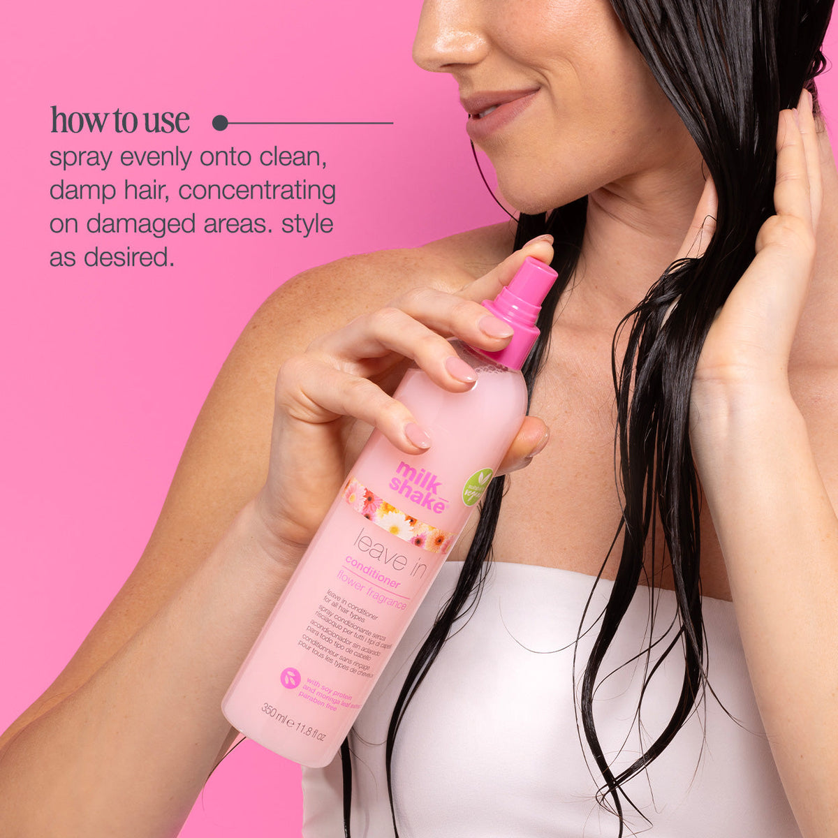 milk_shake Leave in Conditioner Treatment Flower Fragrance — how to use