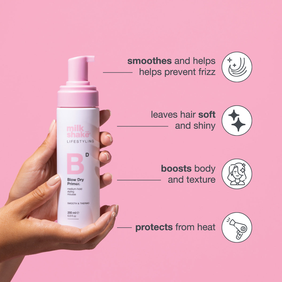 milk_shake Blow Dry Primer – Smooth Blow-Dry Base
