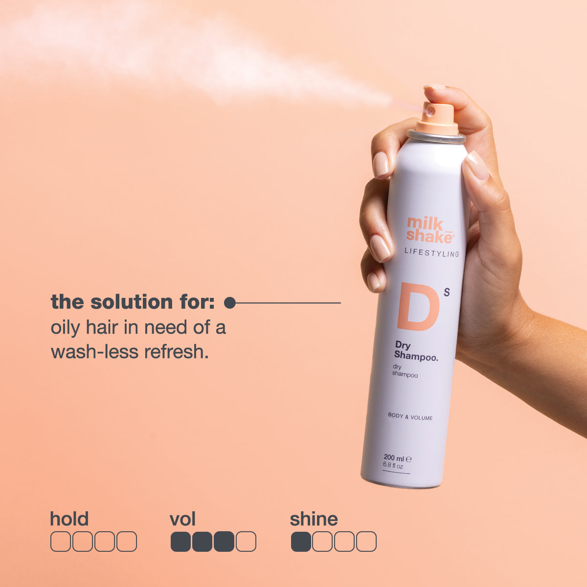 milk_shake Lifestyling Dry Shampoo — the solution for