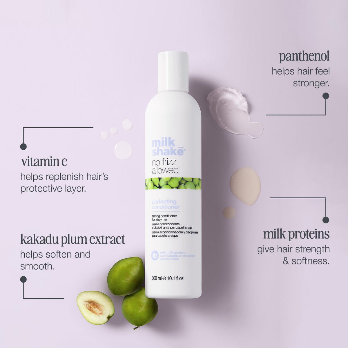 milk_shake No Frizz Allowed Perfecting Conditioner — key ingredients