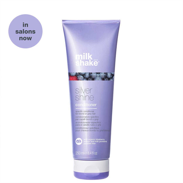 milk_shake Silver Shine Conditioner – Violet-Pigment Care for Blonde, Grey & Lightened Hair