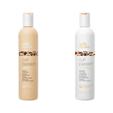 milk_shake Curl Shampoo & Conditioner Duo — 300 ml + 300 ml duo: shampoo and conditioner side by side, plain white background
