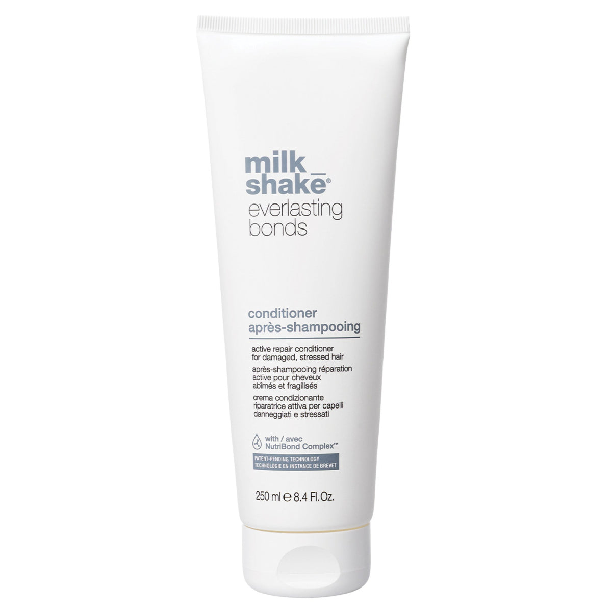 milk_shake Everlasting Bonds Repair Shampoo & Repairing Conditioner Duo — 250 ml conditioner component packshot, plain white background