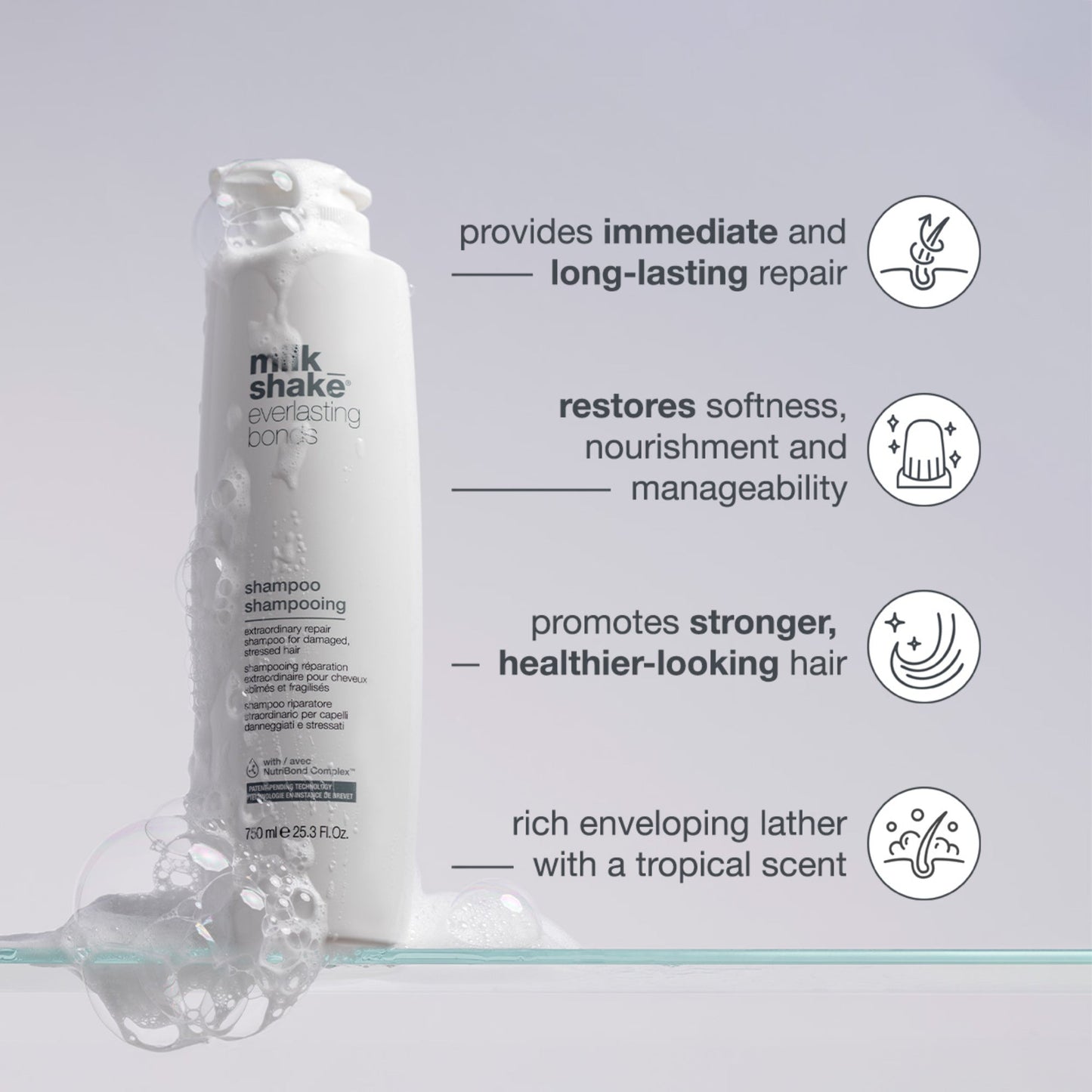 milk_shake Everlasting Bonds Repair Shampoo — brand gallery image 4