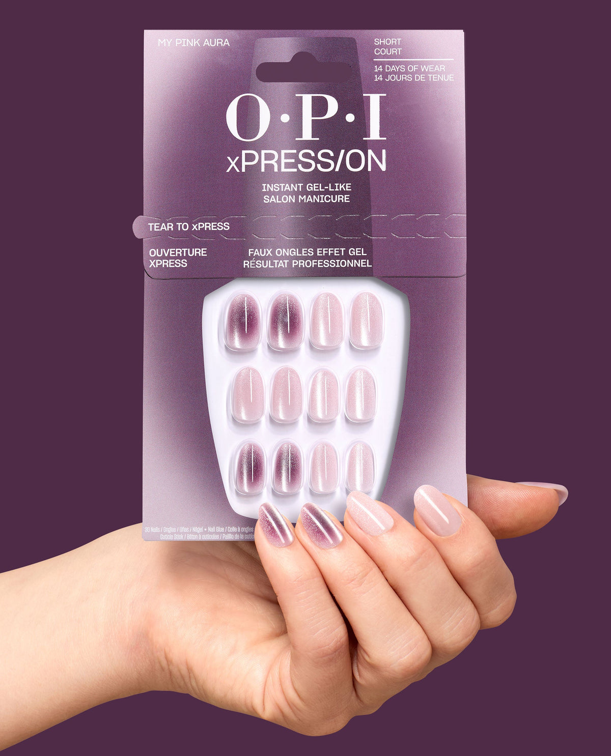 OPI xPRESS/ON — My Pink Aura, official OPI product image