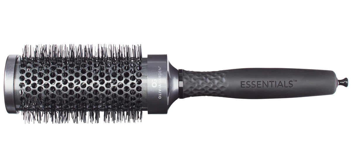 Olivia Garden Essentials Thermal Round Brush — 45 mm (1 5/8"), plain white background