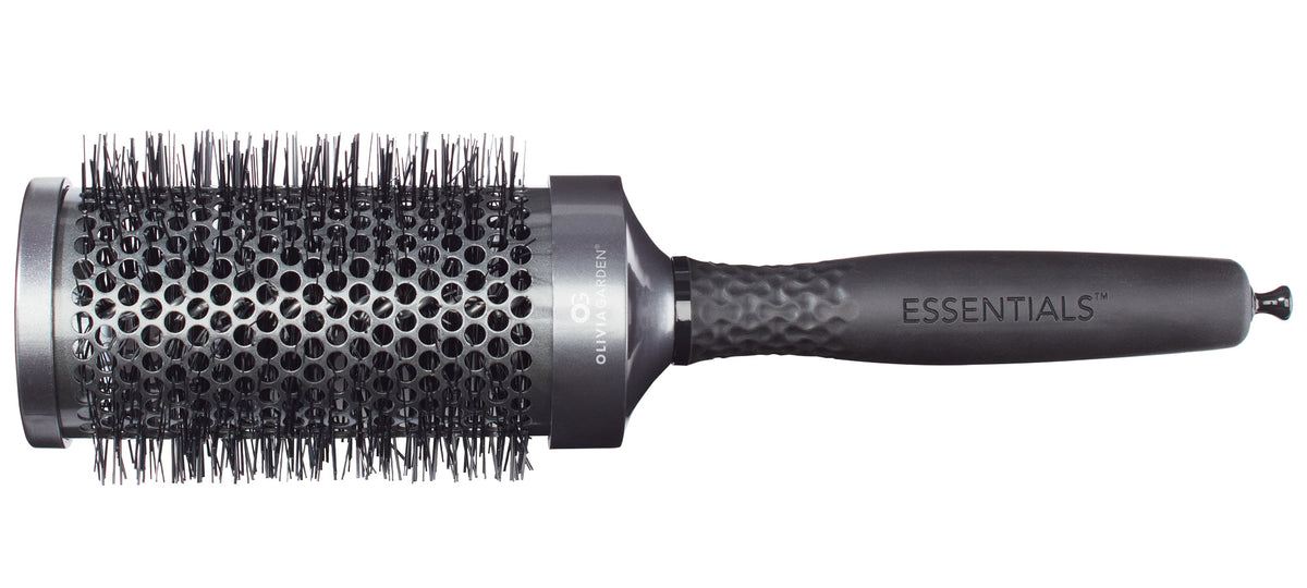 Olivia Garden Essentials Thermal Round Brush — 55 mm (2 1/8"), plain white background