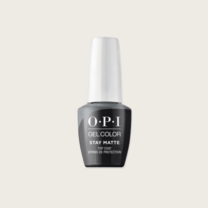 OPI GelColor Stay Matte Top Coat — official OPI product image
