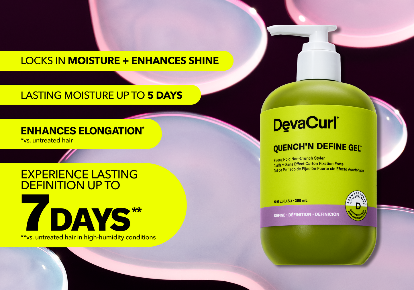 DevaCurl Quench'N Define Gel benefits