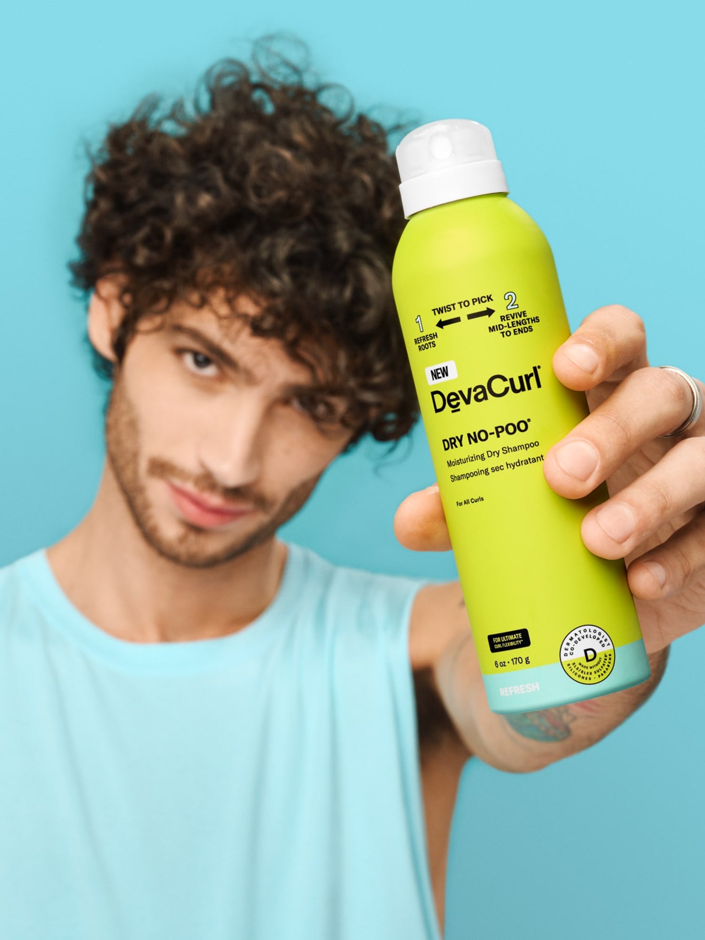 DevaCurl Dry No-Poo – Moisturizing Dry Shampoo for Curls | 177 ml
