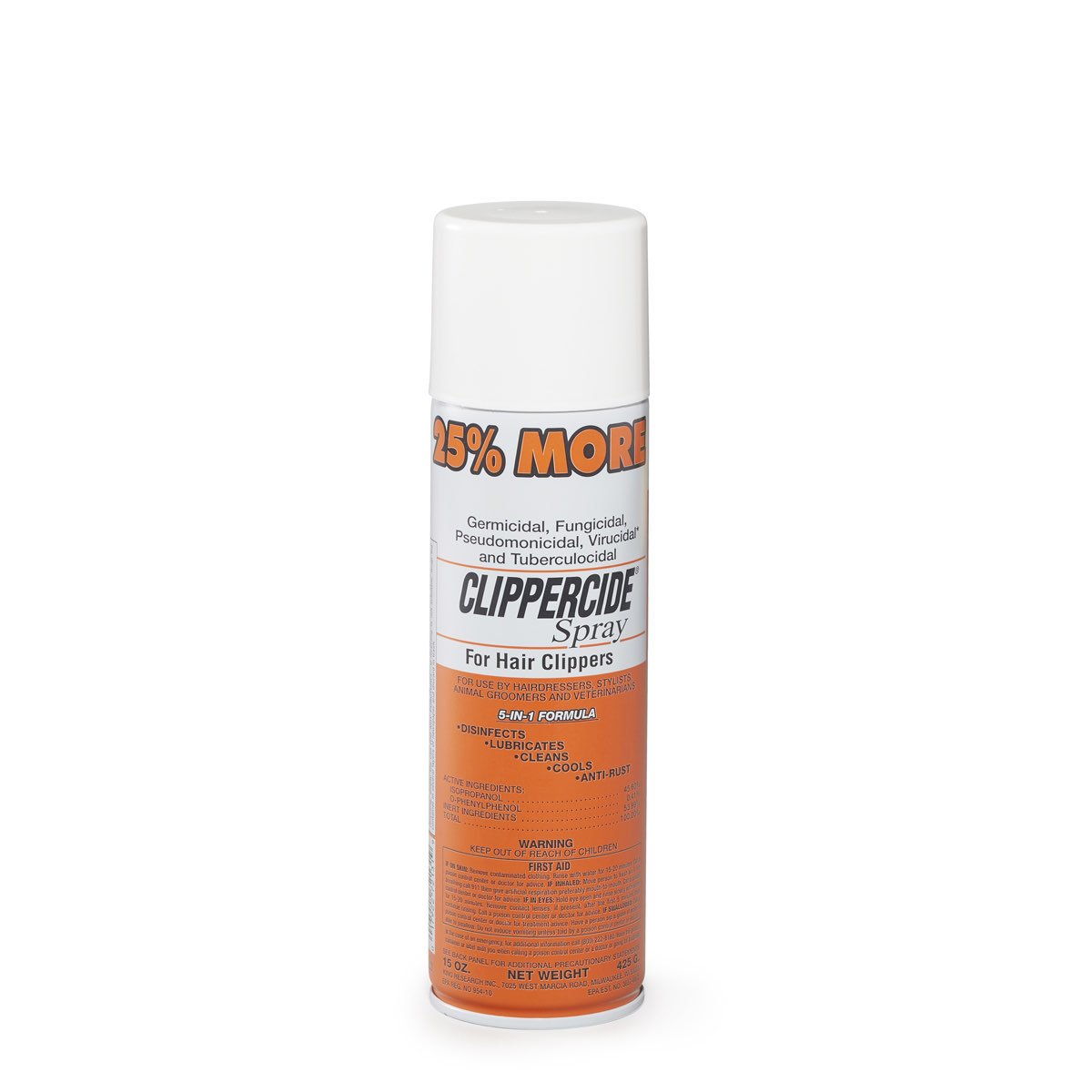 Clippercide 5-in-1 clipper spray can