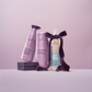 Hydrate Sheer Holiday Trio - the three bottles in the set styled with a gift ribbon