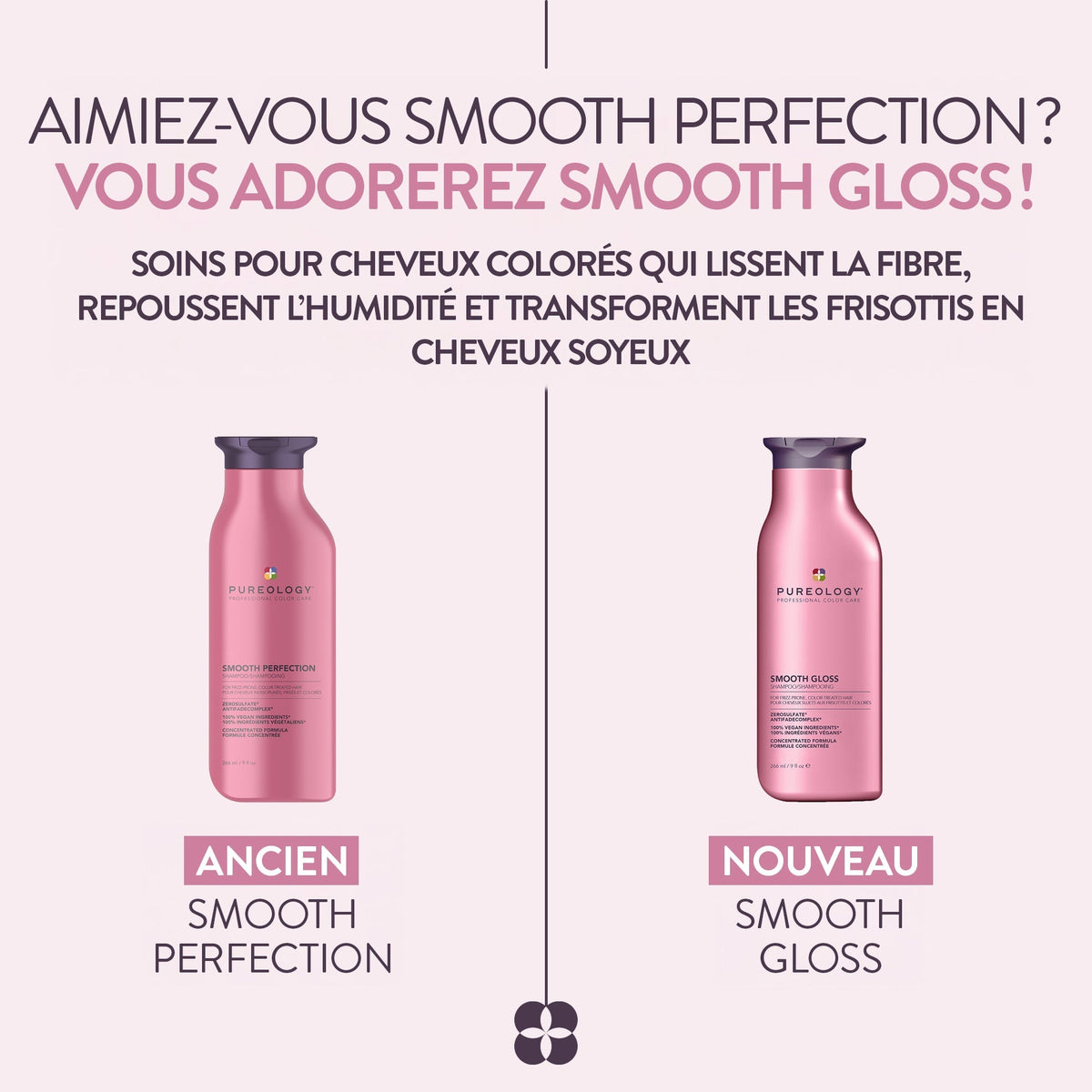 Pureology Smooth Gloss Anti-Frizz Shampoo – front packshot on white (4)