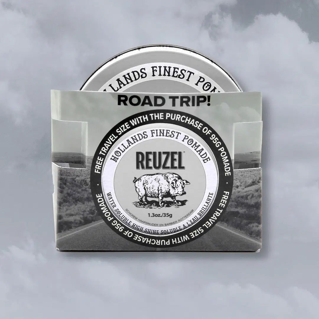 Reuzel Road Trip Clay Matte Pomade Duo – clean exact 95 g + 35 g kit