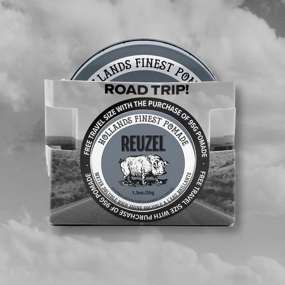 Reuzel Road Trip Extreme Hold Matte Pomade Duo – clean exact 95 g + 35 g kit